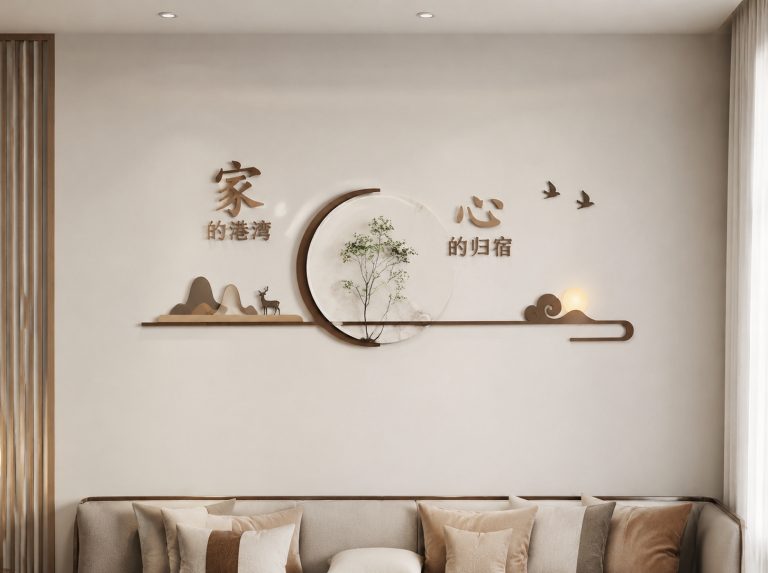 陆河县发展历程墙与展馆画框系统